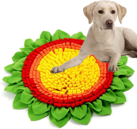 Pet Snuffle Mat for Dogs - Dog Puzzle Toys for Dogs, Interactive Feed Games for Boredom, Cat Treat Puzzle for Indoor Cats Encourage Natural Foraging Skills, Dog Treat Dispenser Stress Relief