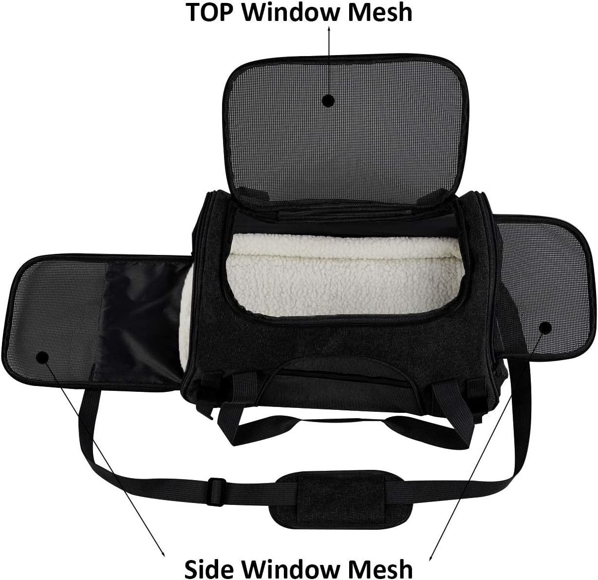 Collapsible Soft Pet Carrier for Cats & Dogs – Portable Travel Crate