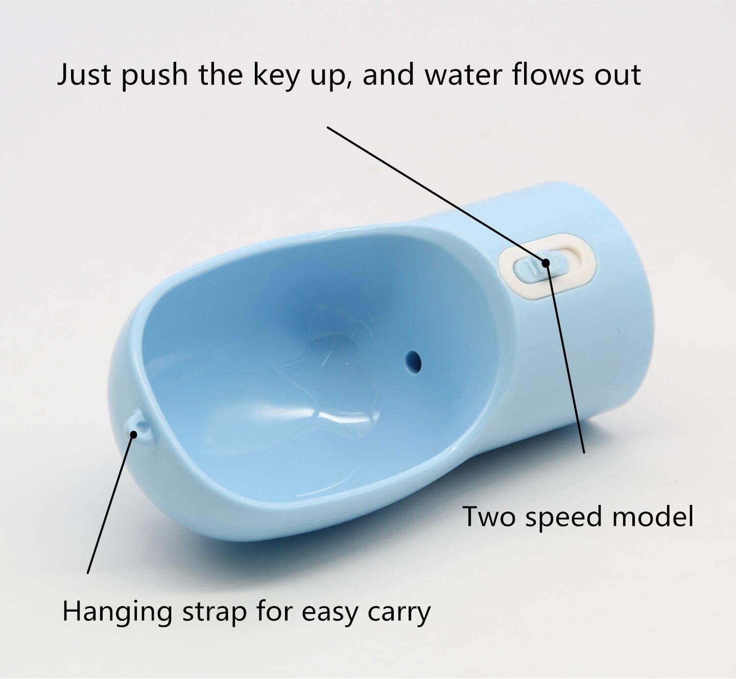 Leakproof Dog Water Bottle & Food Container – Portable Travel Bottle for Dogs