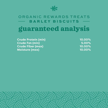 Organic Barley & Apple Treats for Small Pets – Rabbit, Guinea Pig & Hamster Snacks – 2.65 oz