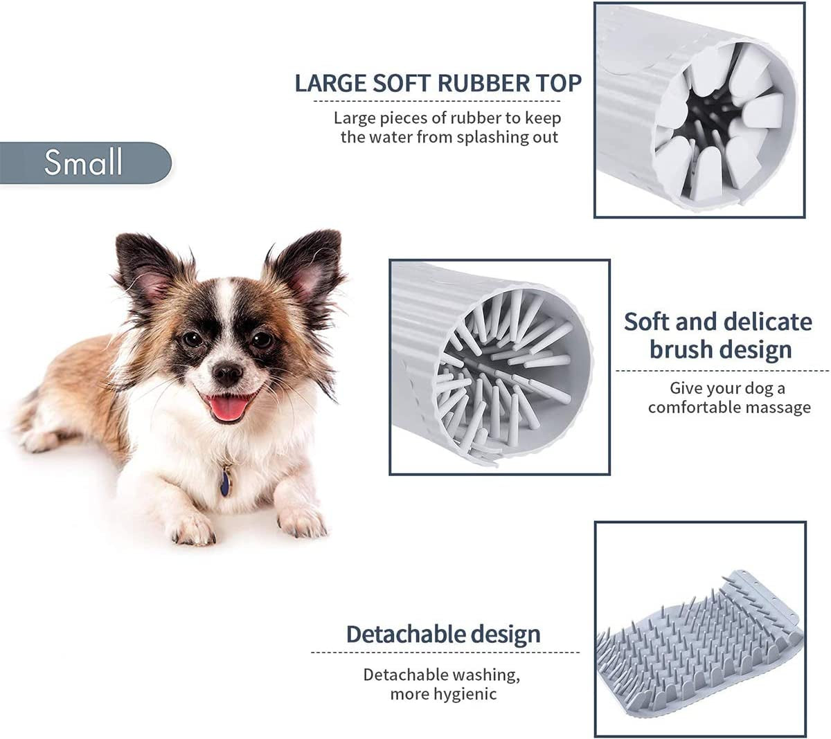 Portable Paw Washer Cup for Dogs & Cats – Soft Mud Cleaner for Dirty Paws