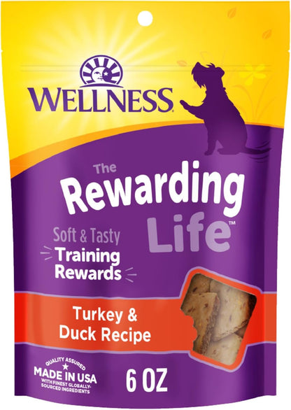 Soft Turkey & Duck Dog Training Treats – Grain Free Natural Rewards, 6 oz