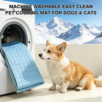 2XL Cooling Mat for Dogs & Cats – Foldable Self-Cooling Pet Pad