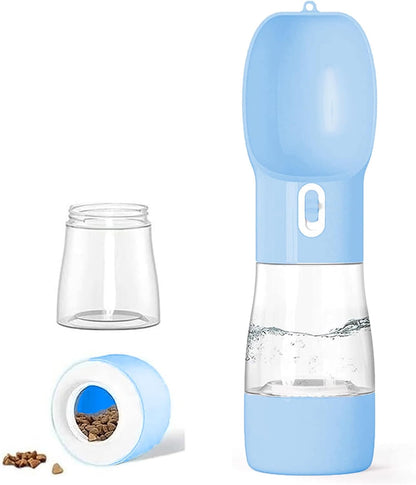 Leakproof Dog Water Bottle & Food Container – Portable Travel Bottle for Dogs