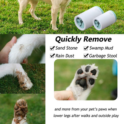 Portable Paw Washer Cup for Dogs & Cats – Soft Mud Cleaner for Dirty Paws